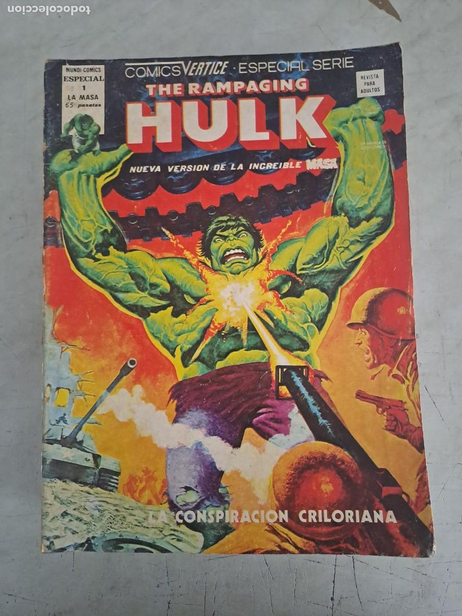C&oacute;mics: The rampaging Hulk, completa 15 n&uacute;meros, V&eacute;rtice en buen estado - Foto 1