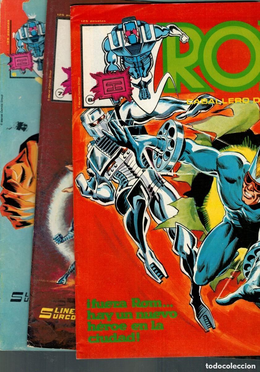 C&oacute;mics: ROM CABALLERO DEL ESPACIO. COMPLETA. 8 N&Uacute;MEROS. MUNDICOMICS LINEA SURCO. - Foto 1