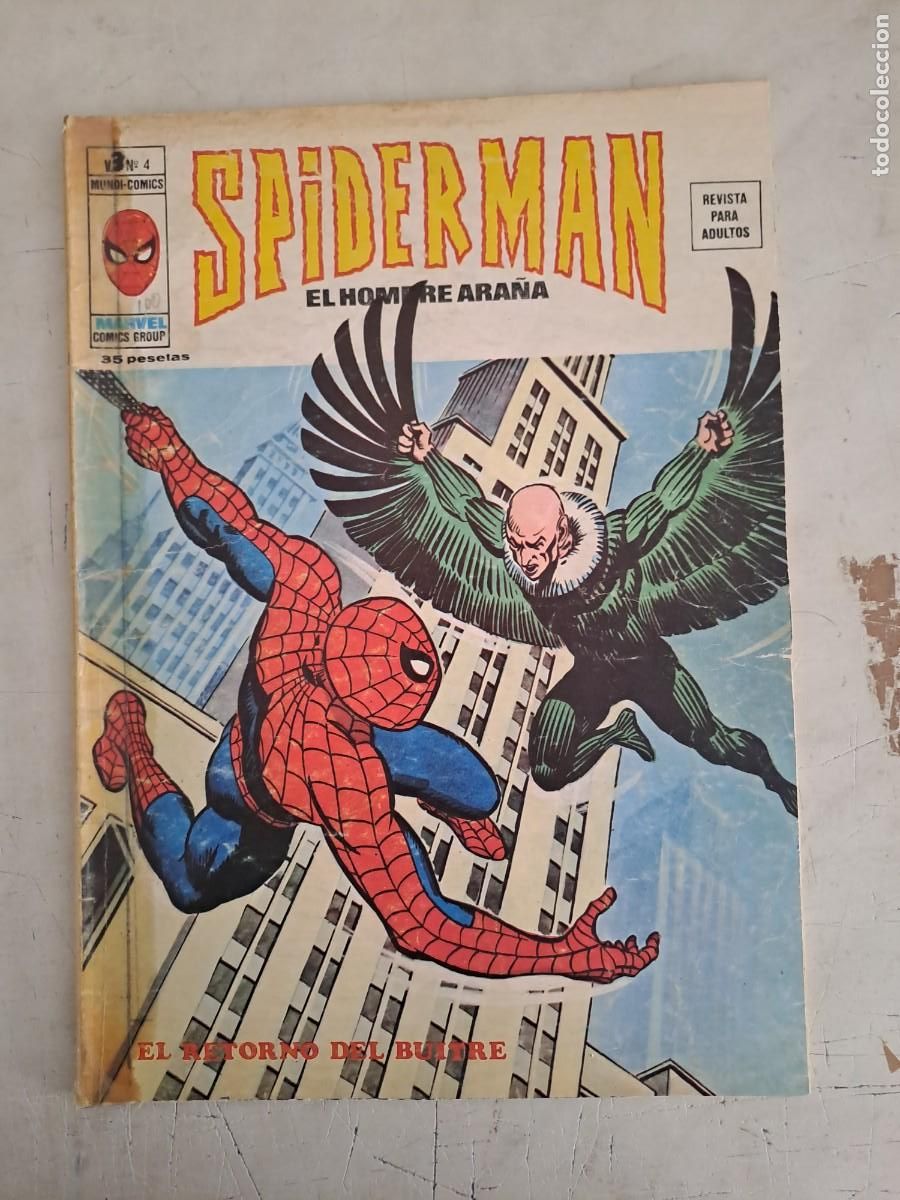 C&oacute;mics: Spiderman V-3 4, V&eacute;rtice en buen estado - Foto 1