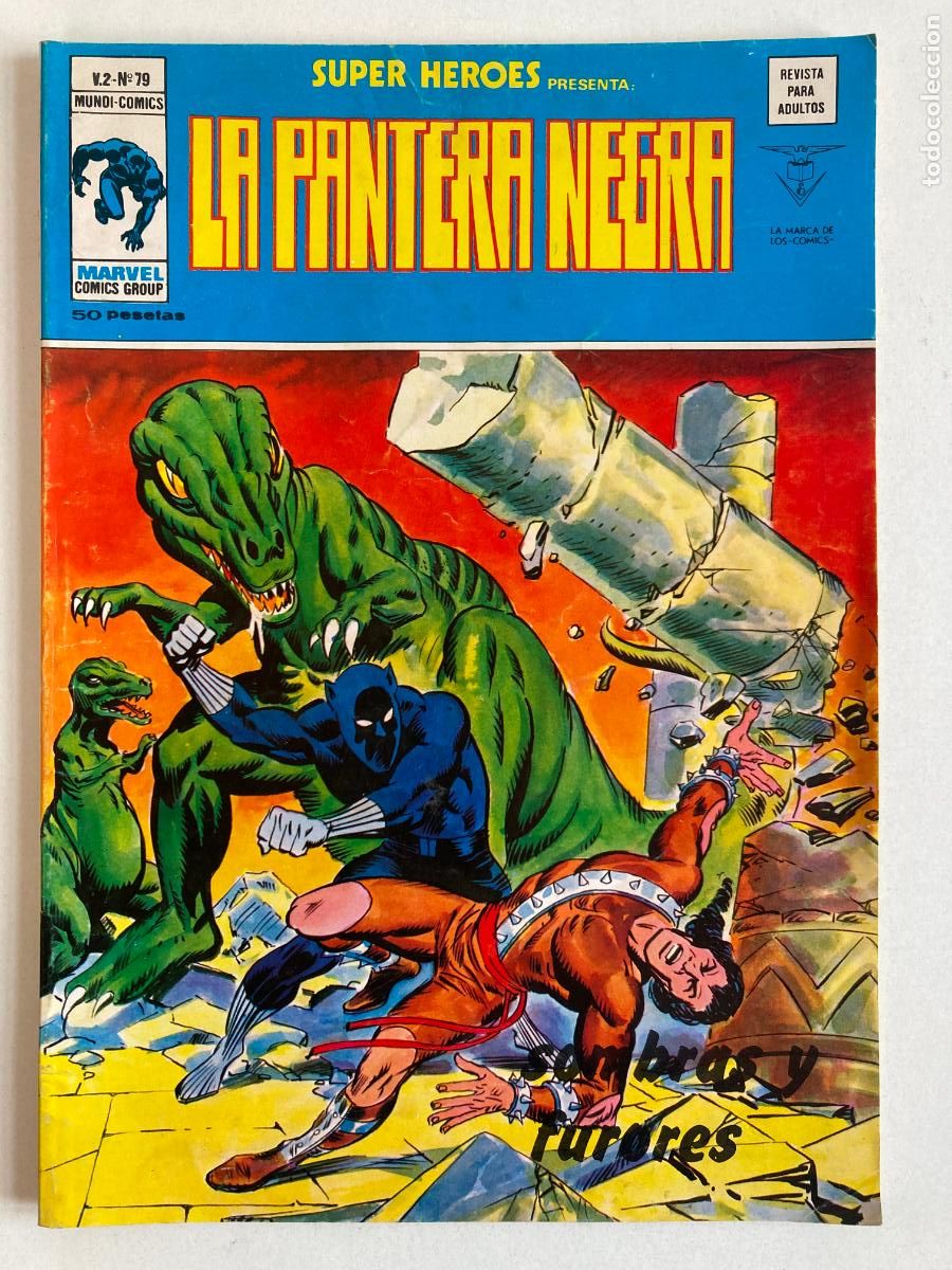 C&oacute;mics: SUPER HEROES, LA PANTERA NEGRA V.2 N&ordm;79 - MARVEL, VERTICE - Foto 1