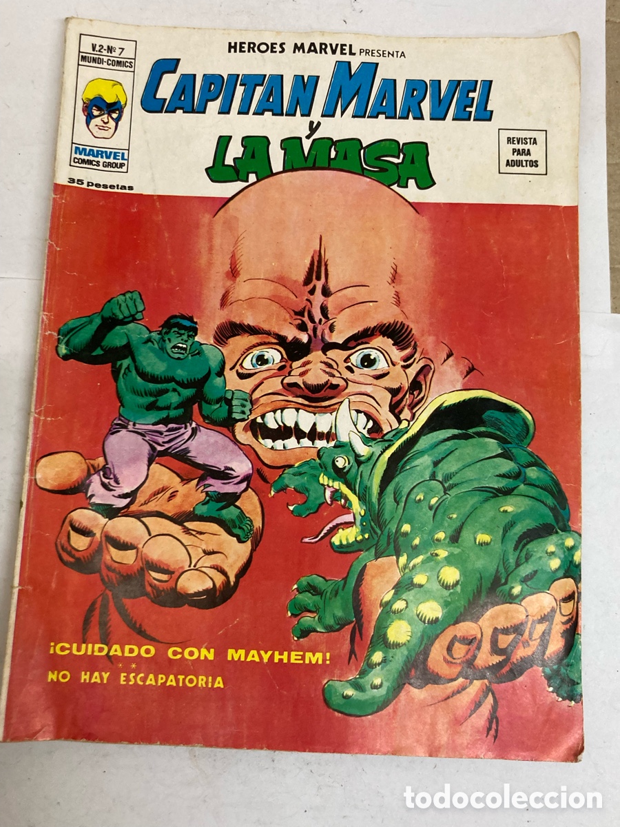 C&oacute;mics: C&oacute;mic Capit&aacute;n Marvel y La Masa V2 M7 /LIBRO2-2 - Foto 1