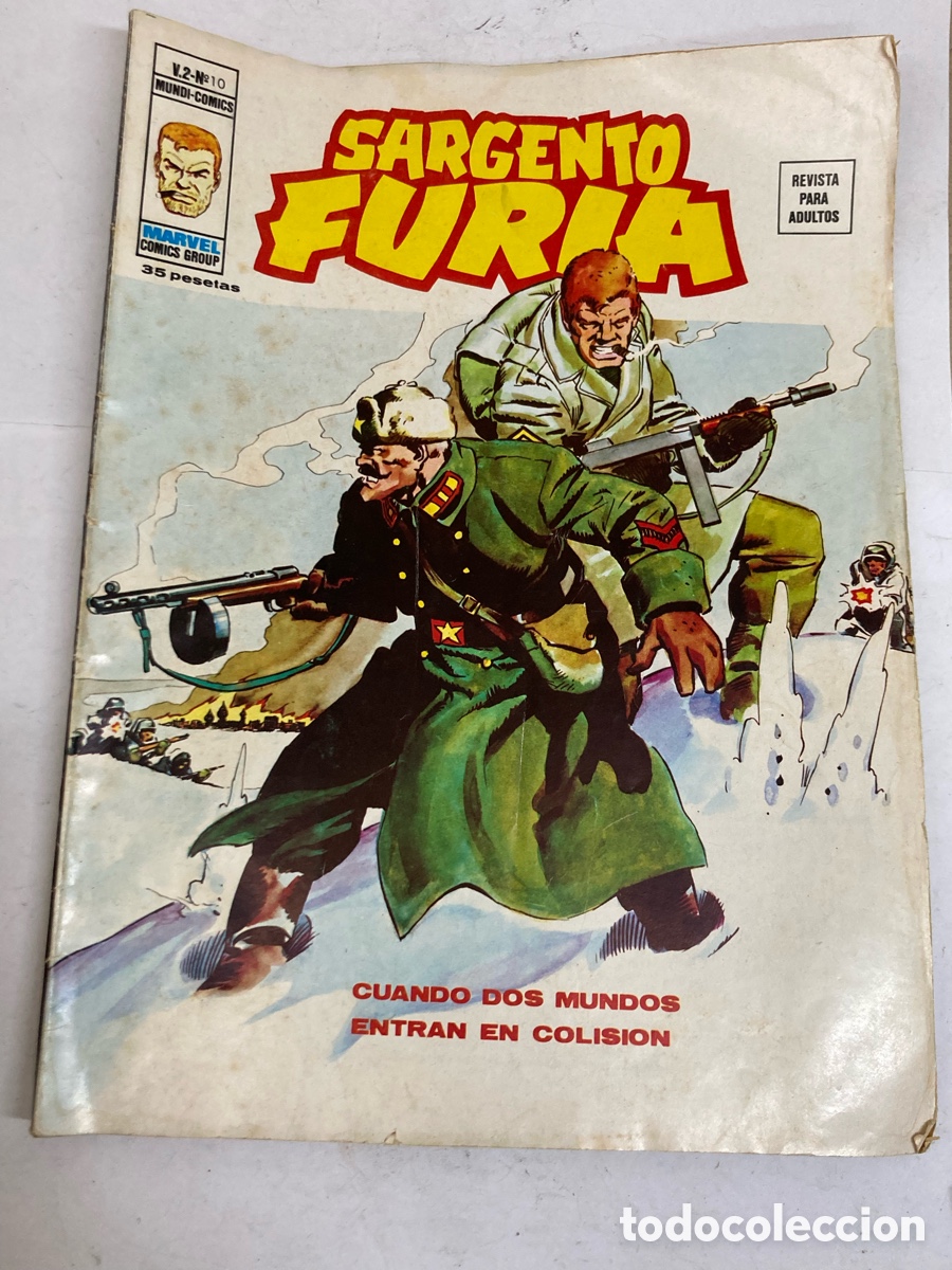 C&oacute;mics: C&oacute;mic Sargento Furia V&eacute;rtice 1975 /LIBRO2-2 - Foto 1