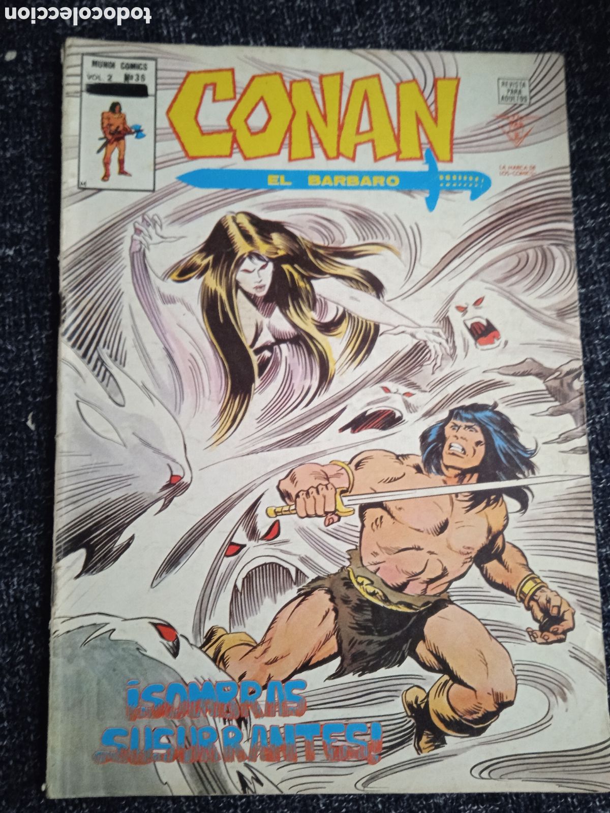 C&oacute;mics: CONAN VOLUMEN 2 N&ordm; 36 ( VERTICE ) - Foto 1