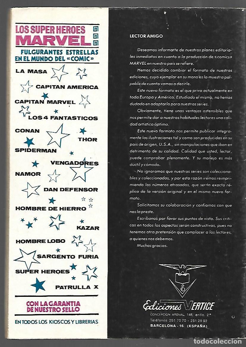 C&oacute;mics: Fantom vol. 2 n&uacute;mero 4: Frankenstein, 1974, Vertice, buen estado - Foto 2