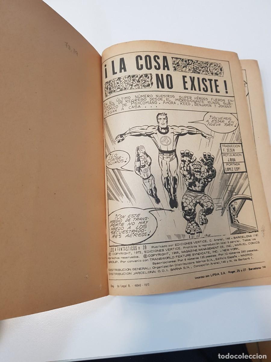 C&oacute;mics: Los 4 Fantasticos Marvel Ediciones Vertice N&ordm; 39 LA COSA NO EXISTE - Foto 2