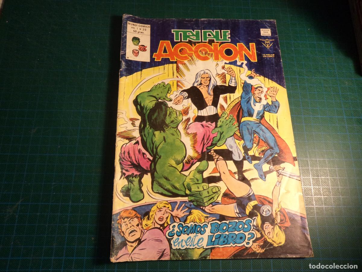 C&oacute;mics: Triple Accion. N&ordm; 20. Vertice. - Foto 1