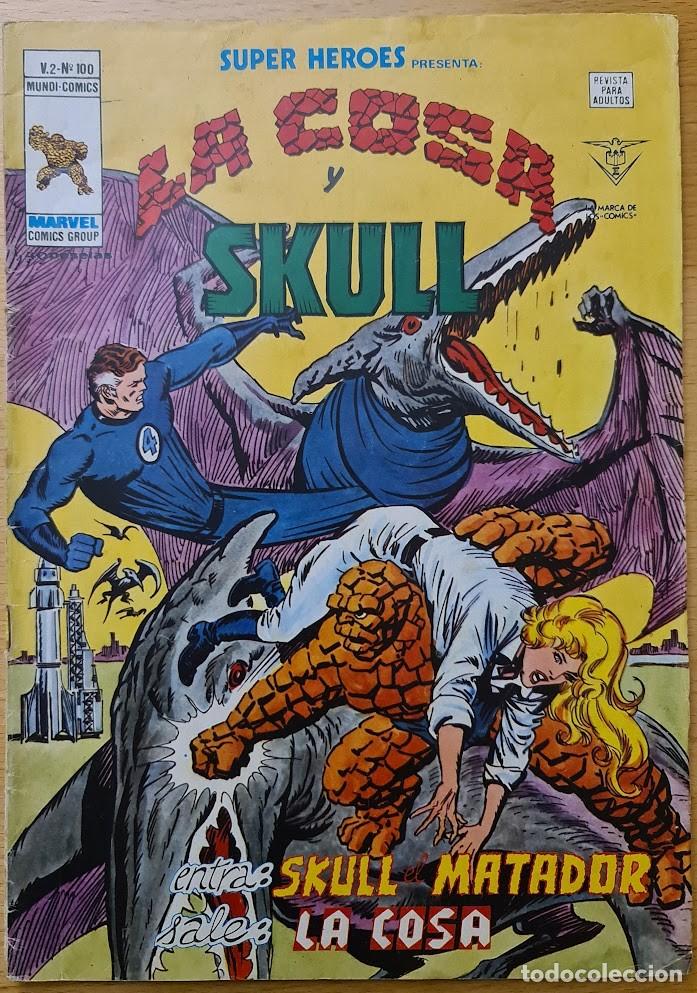 C&oacute;mics: SUPER HEROES PRESENTA VOL 2, 100. LA COSA Y SKULL. VERTICE - Foto 1