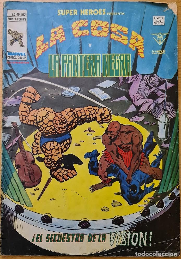 C&oacute;mics: SUPER HEROES PRESENTA VOL2, 102. LA COSA Y PANTERA NEGRA. VERTICE - Foto 1