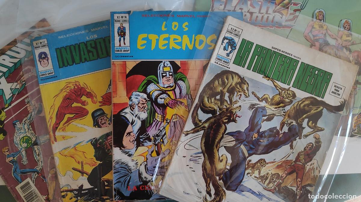 C&oacute;mics: Selecciones Marvel, Forum, &Aacute;lex Raymond, V&eacute;rtice. Lote no divisible. - Foto 1