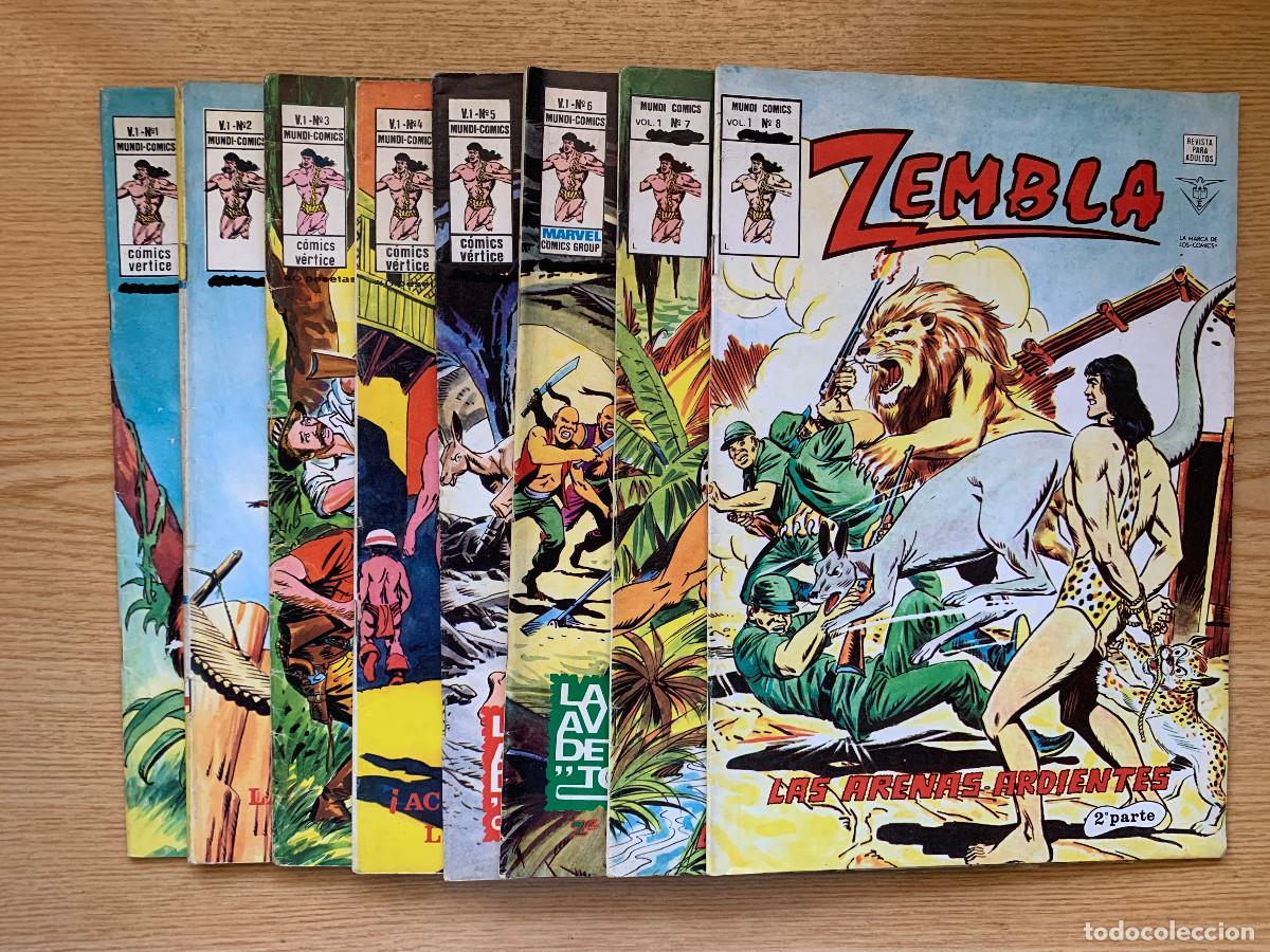 C&oacute;mics: Zembla Colecci&oacute;n Completa 8 N&uacute;meros - V&eacute;rtice - Buen Estado - Foto 1
