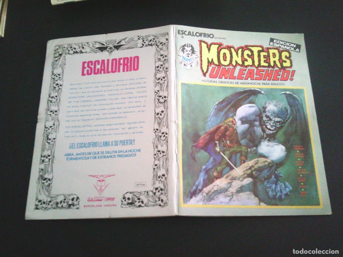 C&oacute;mics: MOSNTERS UNLEASHED - NUMERO 1 - ESCALOFRIO PRESENTA NUMERO 3 - IMPECABLE - VERTICE - CJ 144 (2) - Foto 6