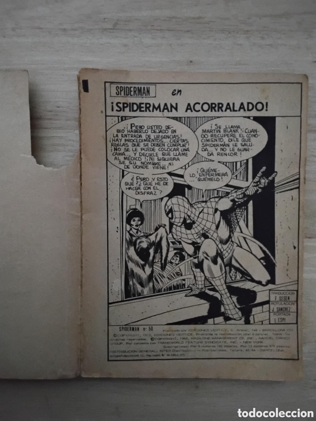 C&oacute;mics: SPIDERMAN, N&Uacute;MEROS 50 Y 53, VERTICE TACO VOL 1, DEFECTUOSOS - Foto 8