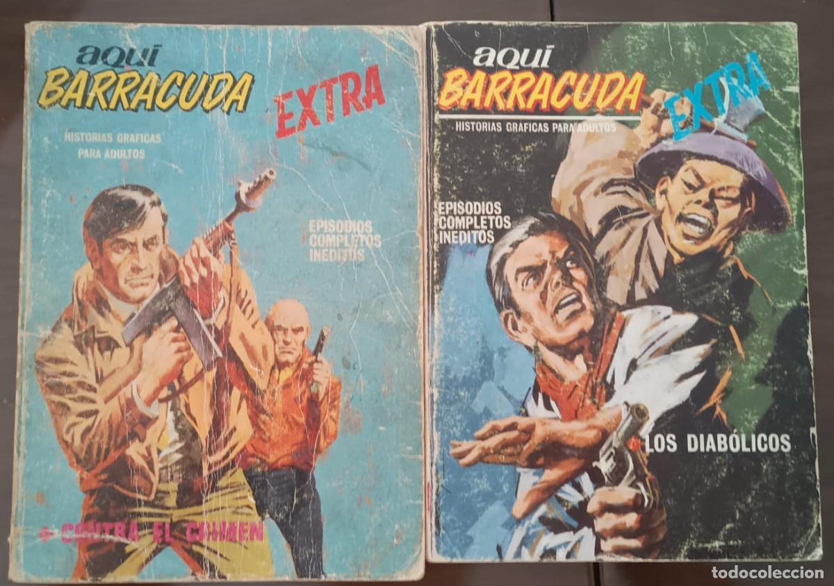 C&oacute;mics: AQUI BARRACUDA DOS EJEMPLARE N&ordm; 7 Y 11 - EDICIONES VERTICE. - Foto 1