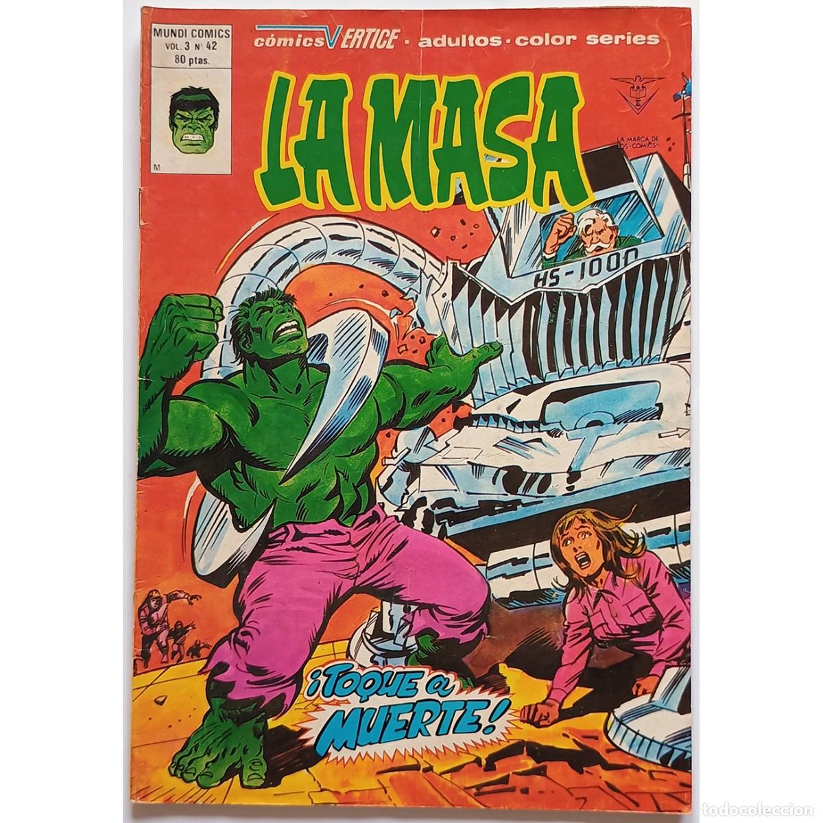 Fumetti: La Masa Vol 3 Nº 42 / Marvel / Vertice / Mundi Comics 1980 (Len Wein & Herb Trimpe)