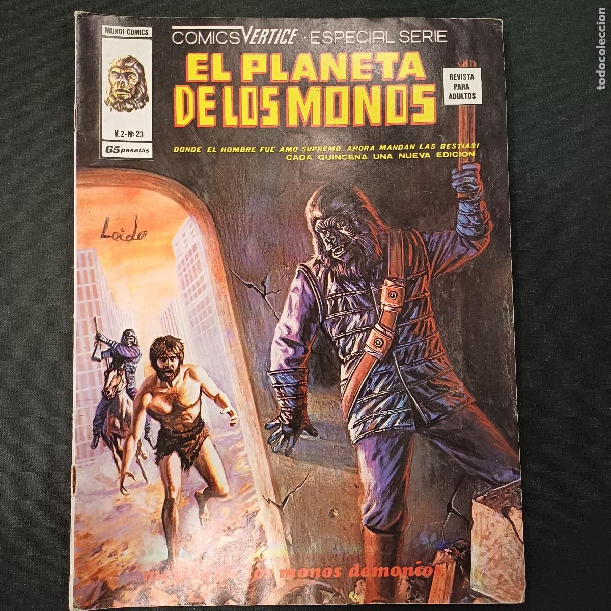 C&oacute;mics: EL PLANETA DE LOS MONOS/V2 N&ordm; 23 VERTICE. - Foto 1