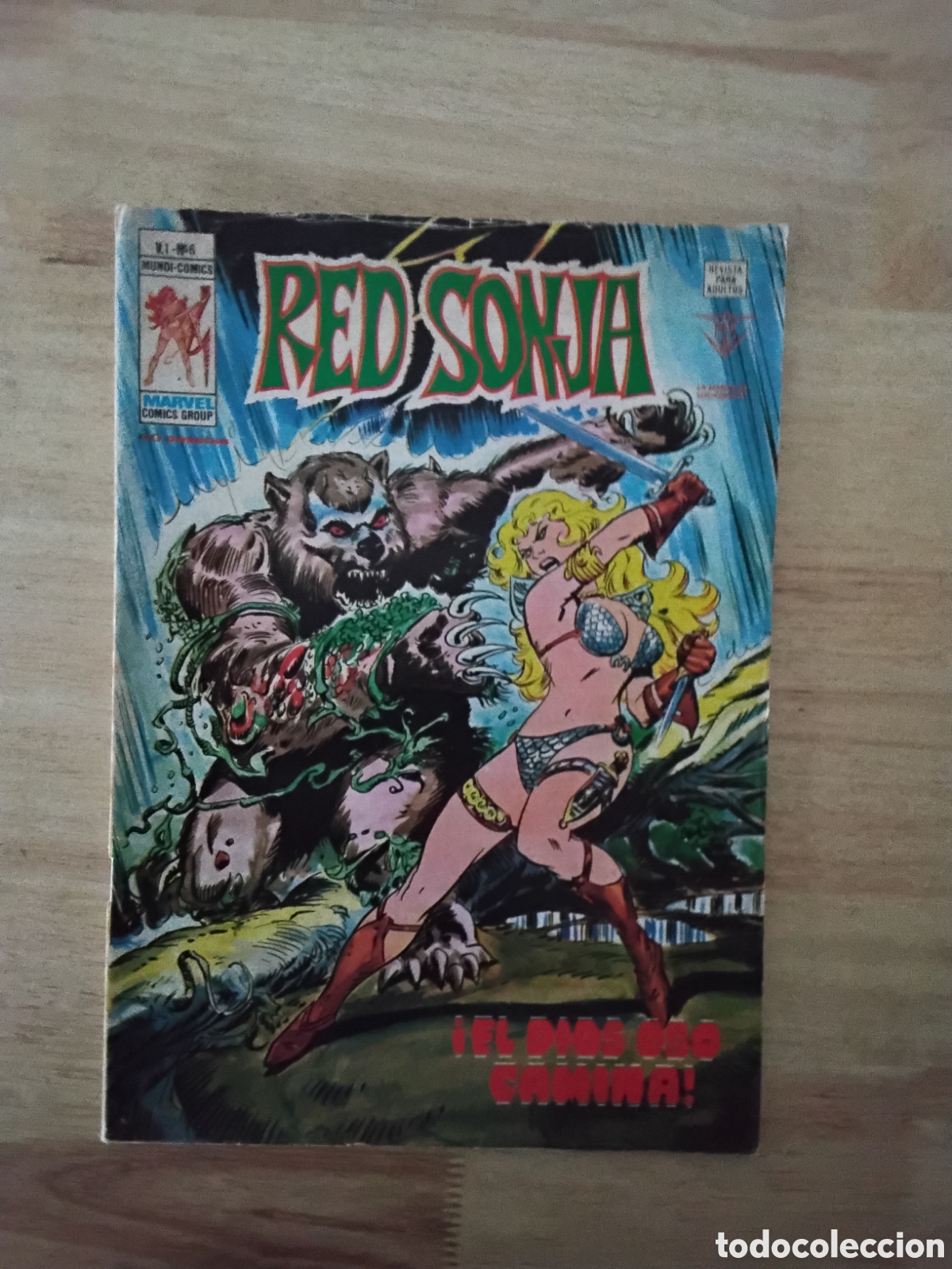 C&oacute;mics: RED SONJA, N&Uacute;MERO 6, MUNDI COMICS-VERTICE, NORMAL - Foto 1