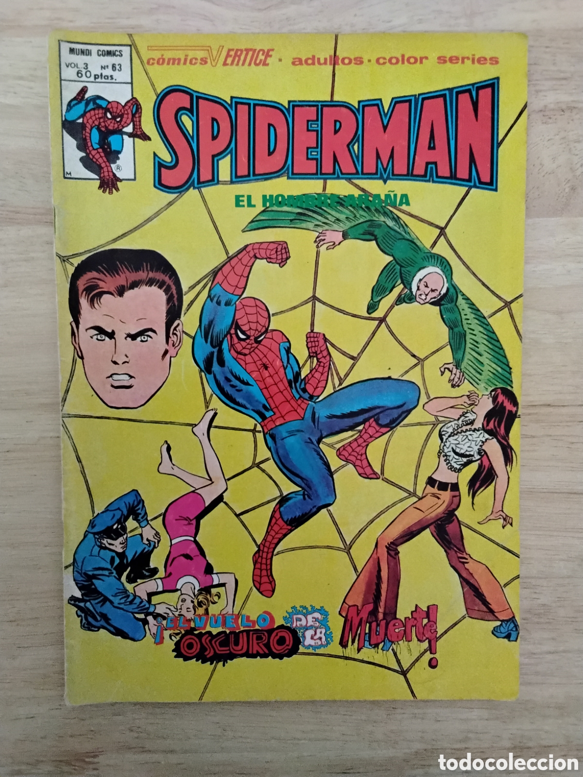 C&oacute;mics: SPIDERMAN, VOL3, N&Uacute;MERO 63, VERTICE, NORMAL ESTADO - Foto 1