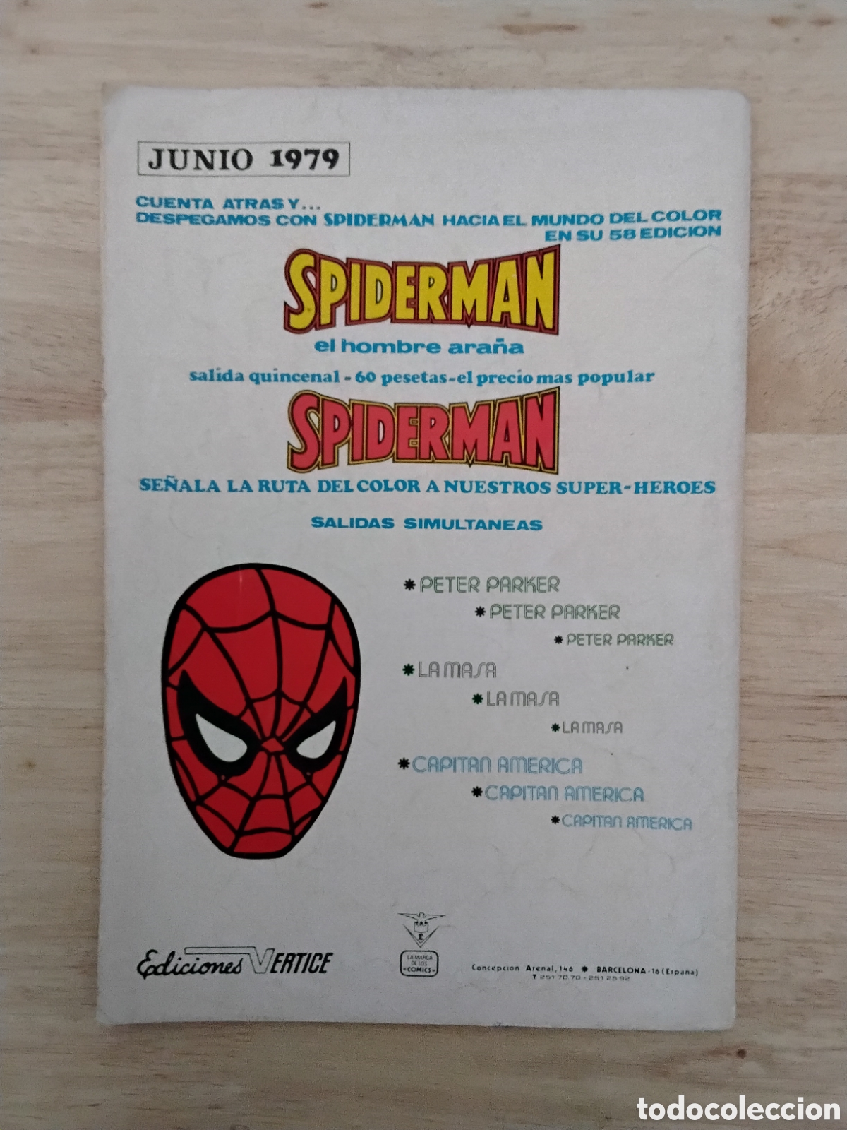 C&oacute;mics: SPIDERMAN, VOL3, N&Uacute;MERO 61, VERTICE, NORMAL ESTADO - Foto 2