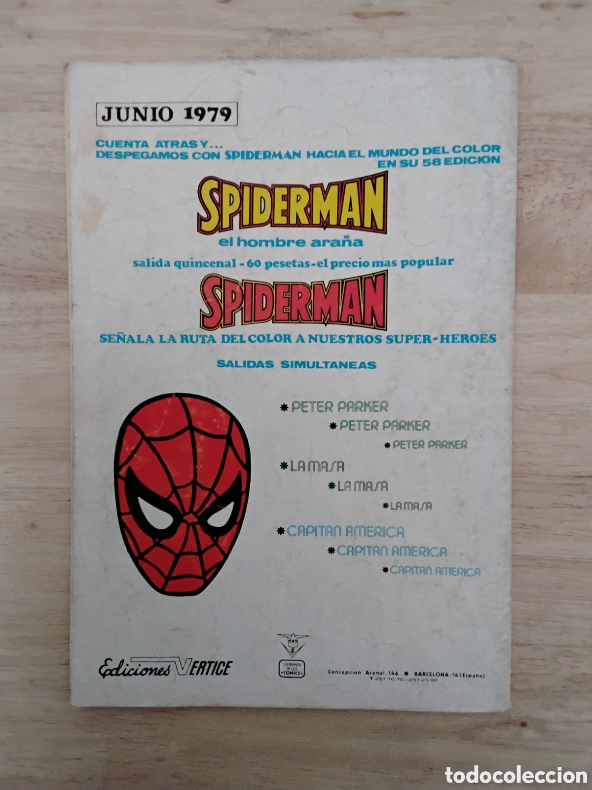 C&oacute;mics: SPIDERMAN, VOL3, N&Uacute;MERO 59, VERTICE, NORMAL ESTADO - Foto 2
