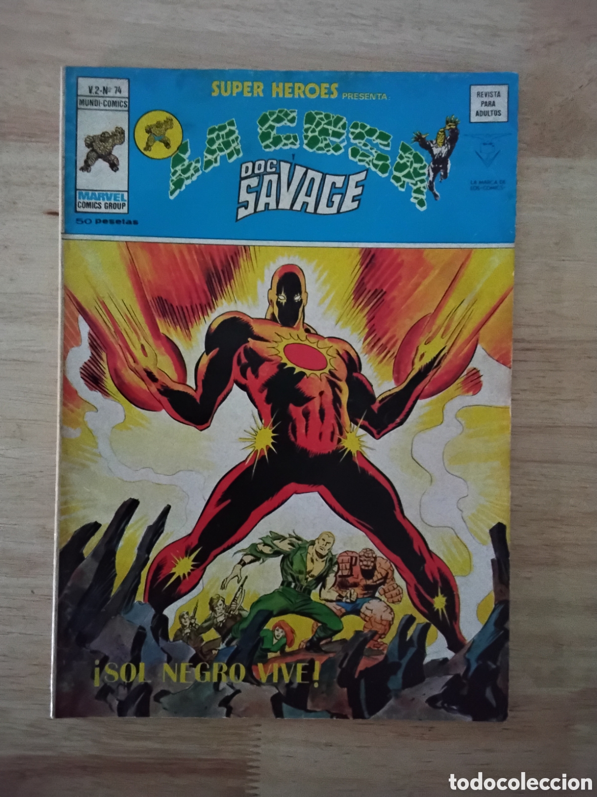 C&oacute;mics: SUPER HEROES, VOL2, N&Uacute;MERO 74, VERTICE, NORMAL ESTADO - Foto 1