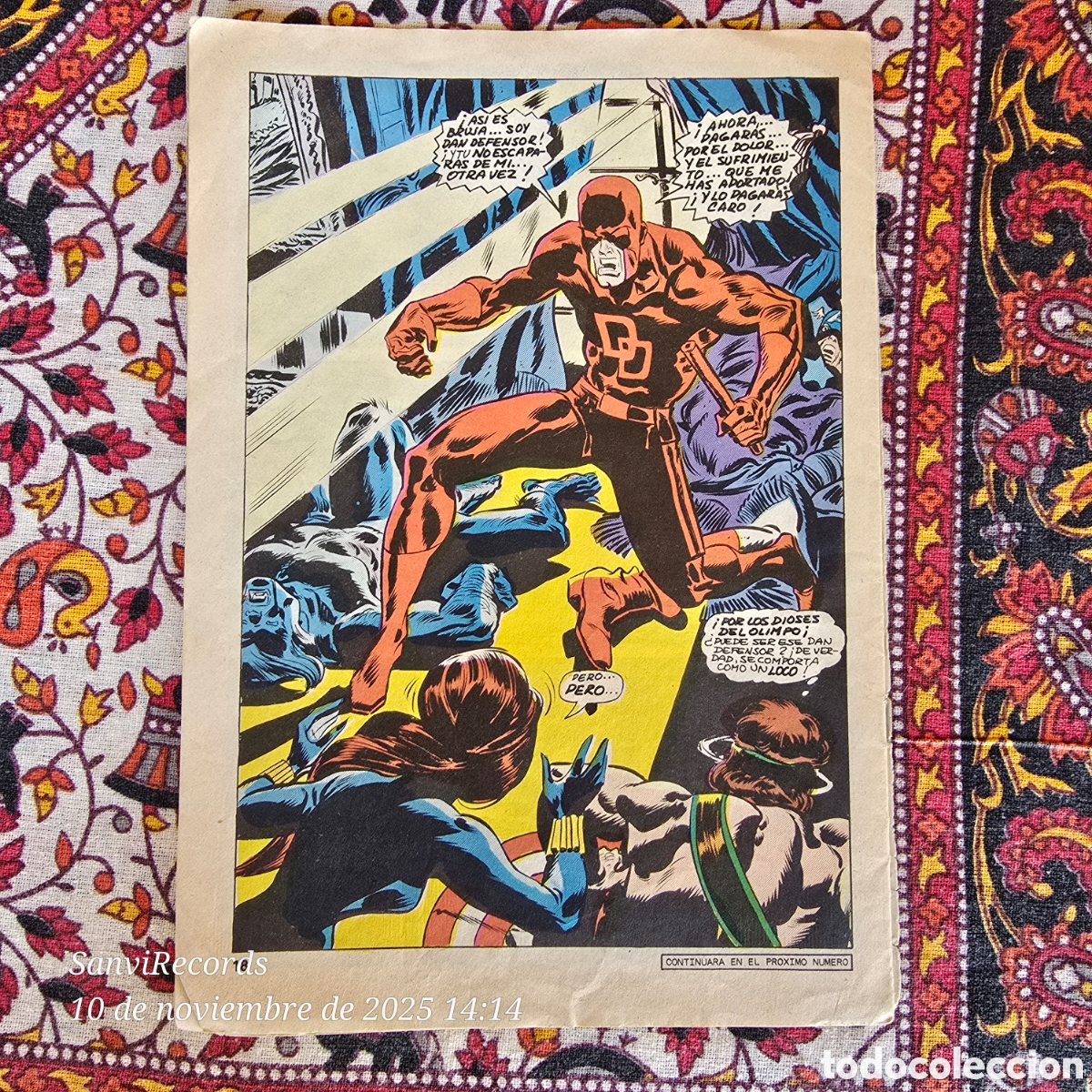 C&oacute;mics: DAN DEFENSOR N&deg; 4: &iquest;EL HOMBRE SIN MIEDO? (MUNDI COMICS, VERTICE) - Foto 2