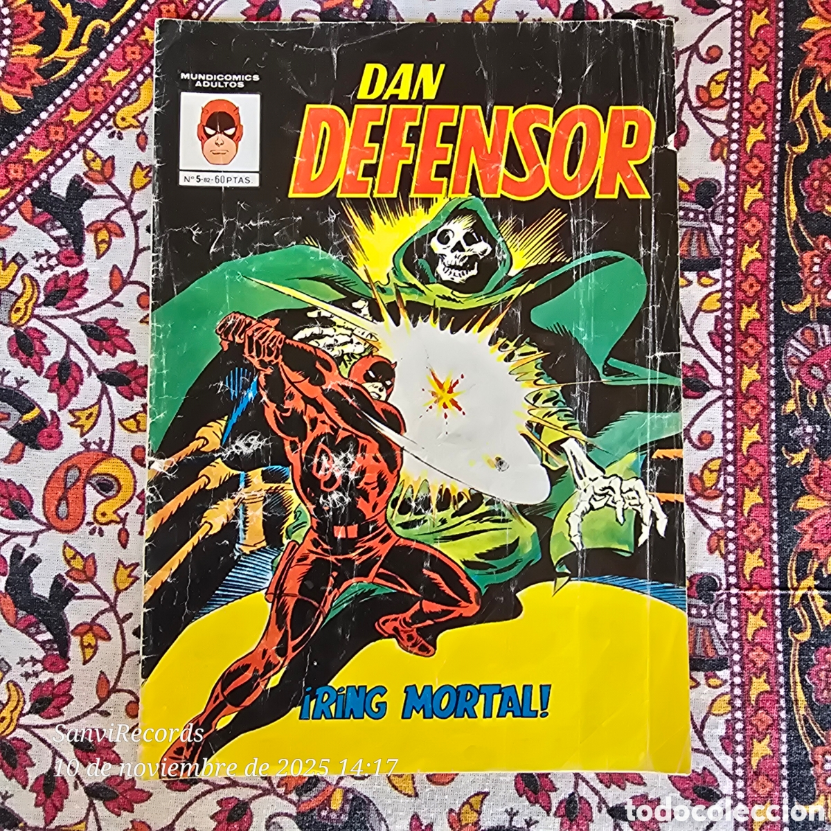 C&oacute;mics: DAN DEFENSOR N&deg; 5: &iexcl;RING MORTAL! (MUNDI COMICS, VERTICE) - Foto 1