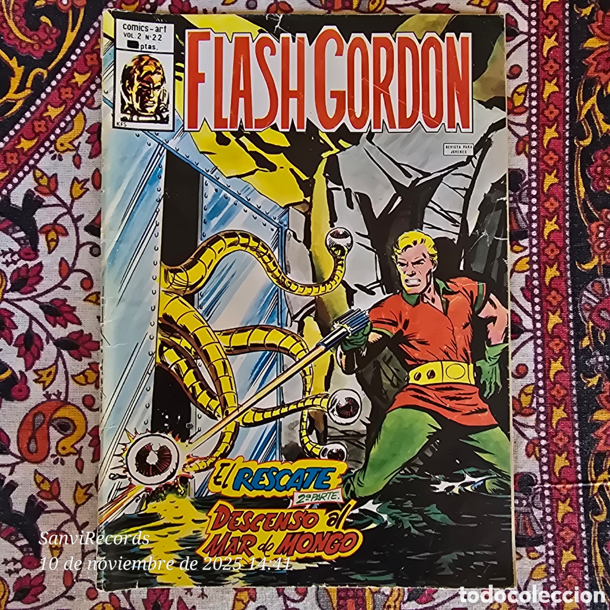 C&oacute;mics: FLASH GORDON VOL. 2 N&deg; 22 (COMICS-ART, VERTICE) - Foto 1