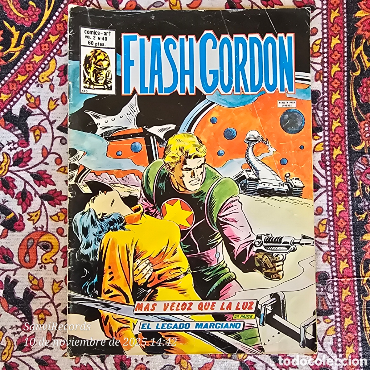 C&oacute;mics: FLASH GORDON VOL. 2 N&deg; 40 (COMICS-ART, VERTICE) - Foto 1