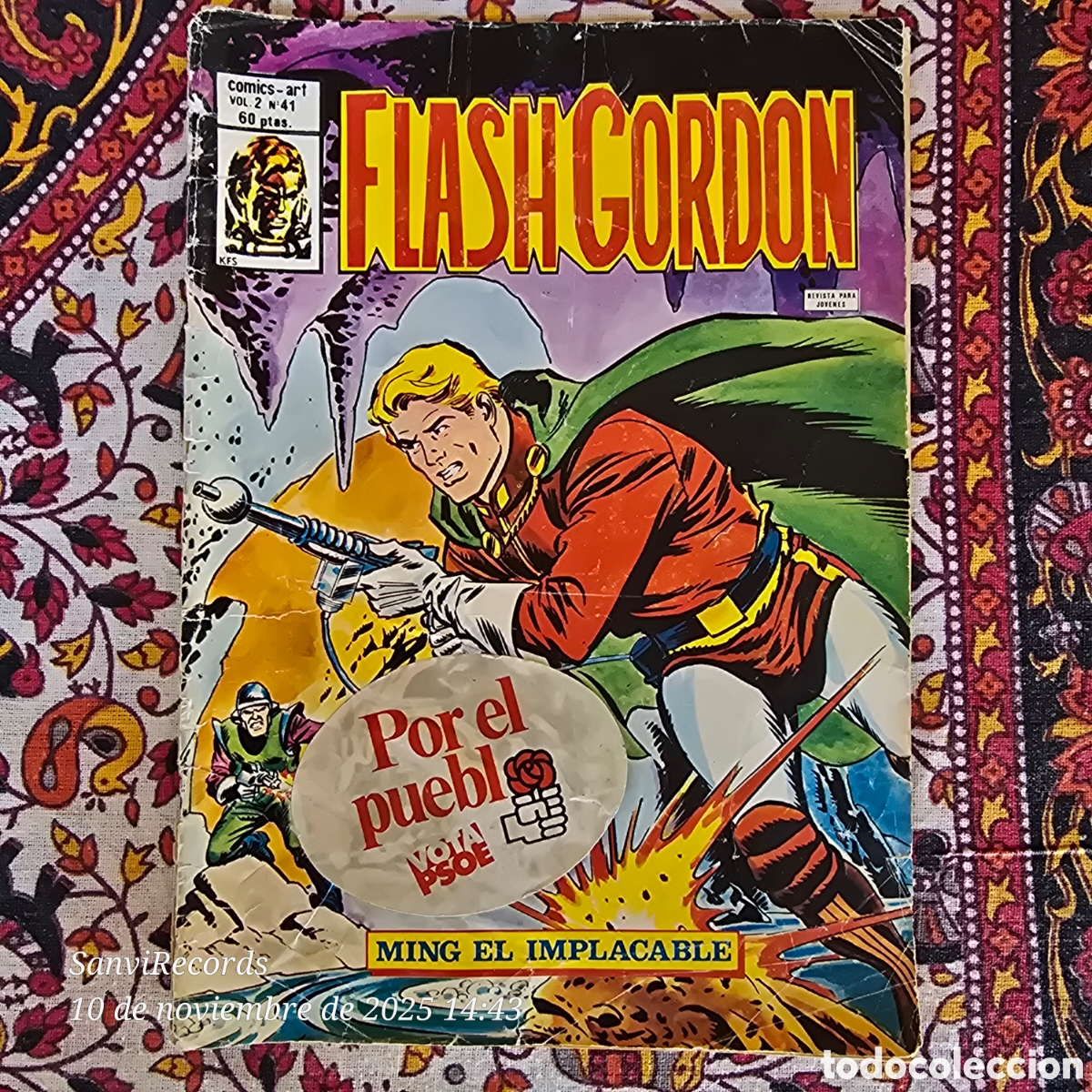 C&oacute;mics: FLASH GORDON VOL. 2 N&deg; 41 (COMICS-ART, VERTICE) - Foto 1