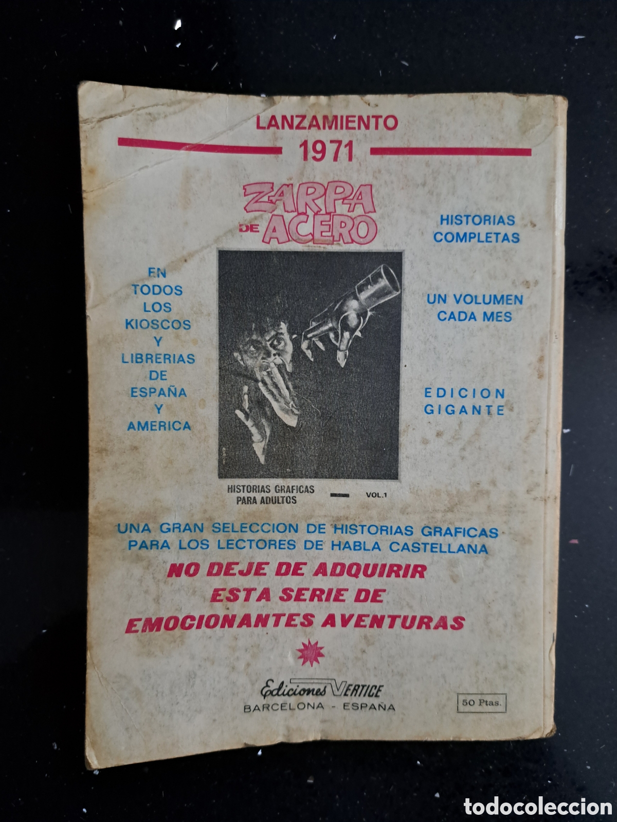 C&oacute;mics: VERTICE: ANTIGUO COMIC TACO EXTRA MYTEK EL PODEROSO VOL.1 A&Ntilde;O 1969 - Foto 2