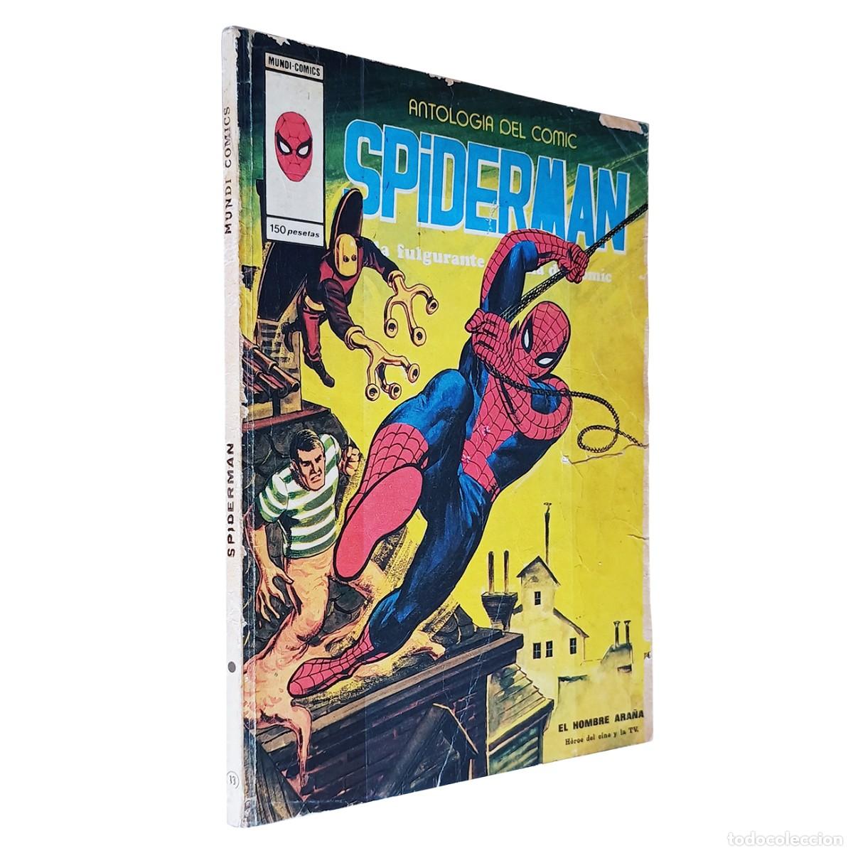 C&oacute;mics: Antolog&iacute;a del C&oacute;mic N&ordm; 13 / Spiderman / Marvel / Vertice 1978 (Stan Lee & Steve Ditko) - Foto 1