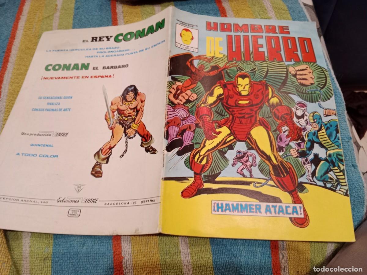 C&oacute;mics: HOMBRE DE HIERRO N&ordm;7- HAMMER ATACA - EDICIONES VERTICE 1981 - Foto 1