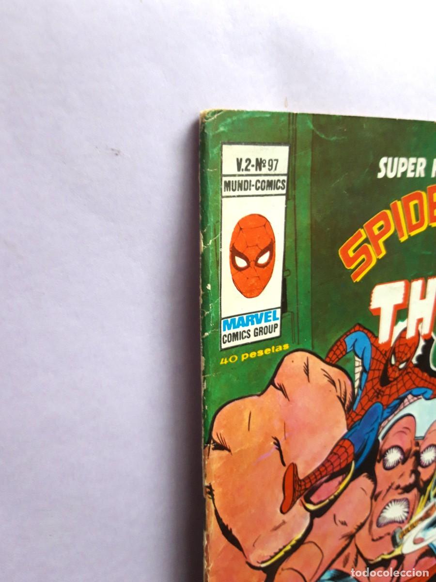 C&oacute;mics: SUPER H&Eacute;ROES. VOL 2. N&ordm; 97. SPIDER-MAN Y THOR. V&Eacute;RTICE - Foto 2