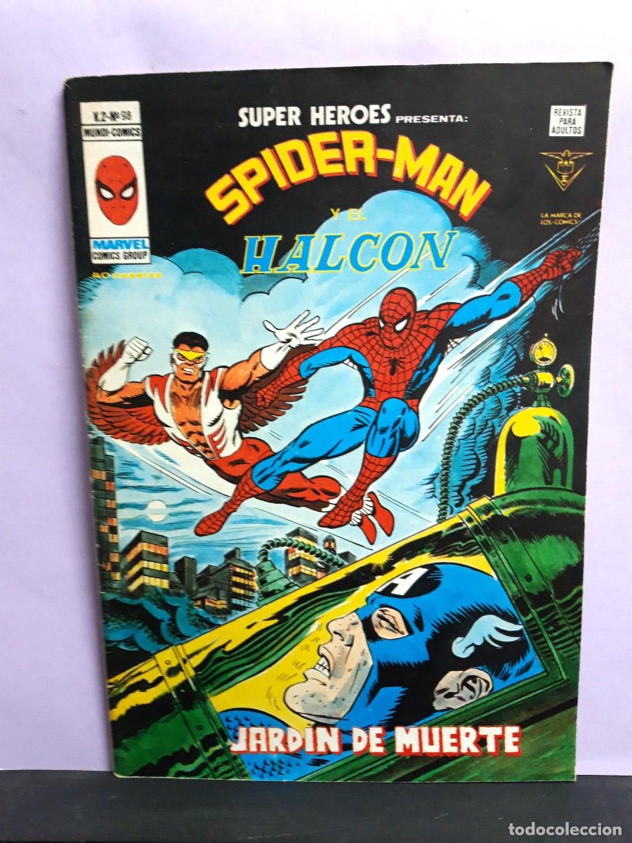 C&oacute;mics: SUPER H&Eacute;ROES. VOL 2. N&ordm; 98. SPIDER-MAN Y EL HALC&Oacute;N. V&Eacute;RTICE - Foto 1