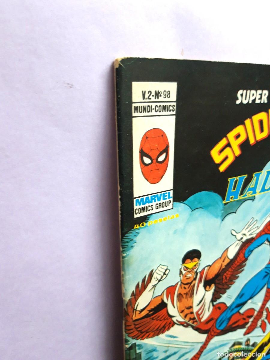 C&oacute;mics: SUPER H&Eacute;ROES. VOL 2. N&ordm; 98. SPIDER-MAN Y EL HALC&Oacute;N. V&Eacute;RTICE - Foto 2