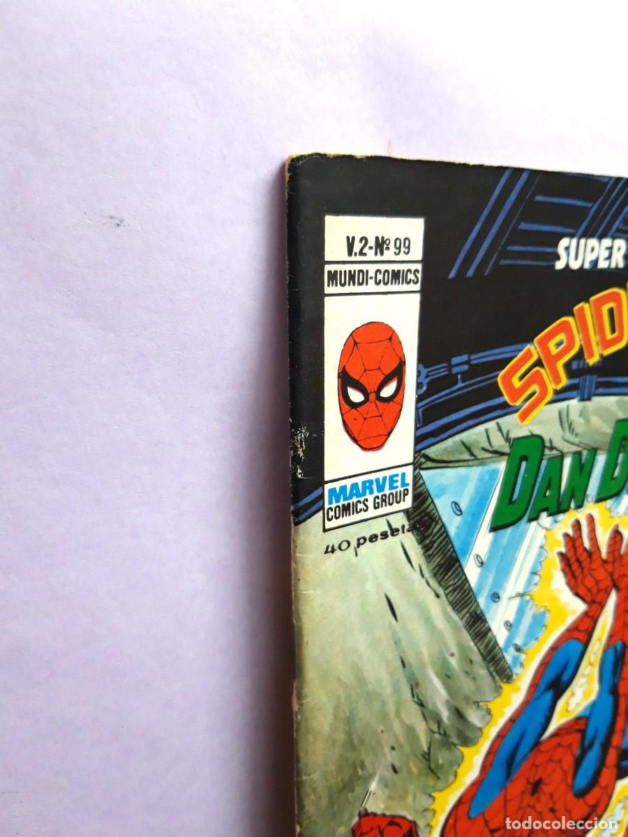 C&oacute;mics: SUPER H&Eacute;ROES. VOL 2. N&ordm; 99. SPIDER-MAN Y DAN DEFENSOR. V&Eacute;RTICE - Foto 2