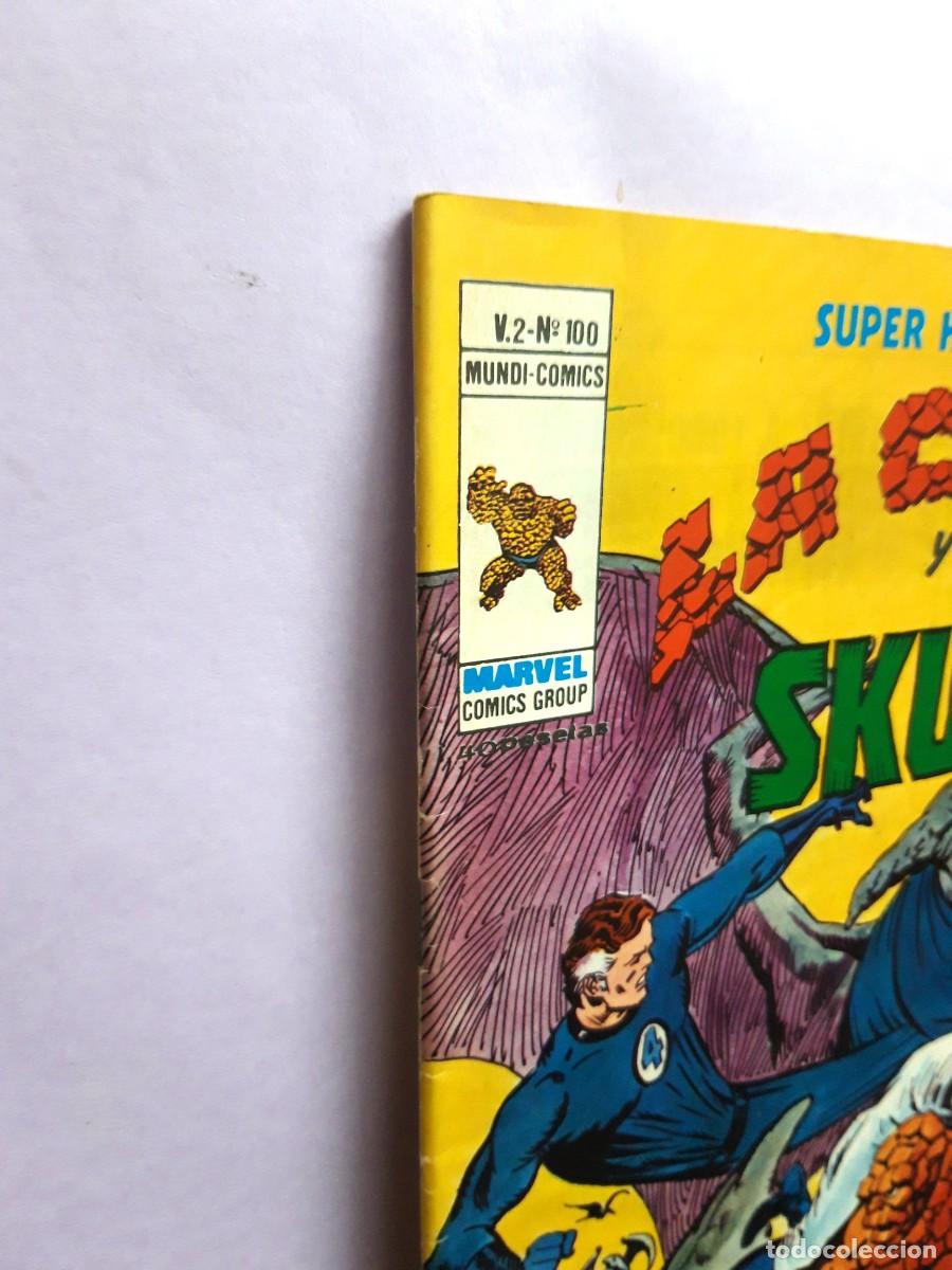 C&oacute;mics: SUPER H&Eacute;ROES. VOL 2. N&ordm; 100. LA COSA Y SKULL. V&Eacute;RTICE - Foto 2