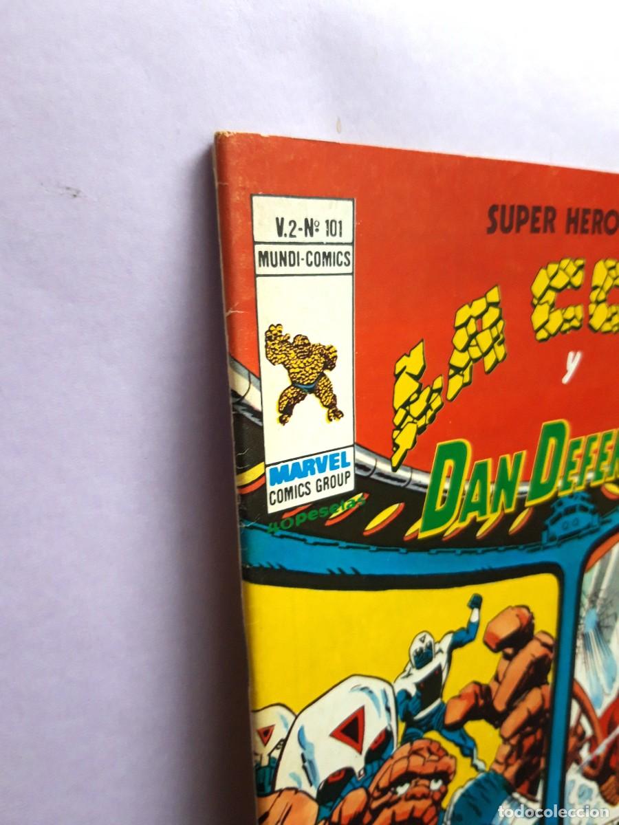C&oacute;mics: SUPER H&Eacute;ROES. VOL 2. N&ordm; 101. LA COSA Y DAN DEFENSOR. V&Eacute;RTICE - Foto 2