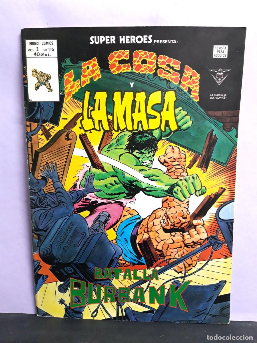 C&oacute;mics: SUPER H&Eacute;ROES. VOL 2. N&ordm; 115. LA COSA Y LA MASA. V&Eacute;RTICE - Foto 1