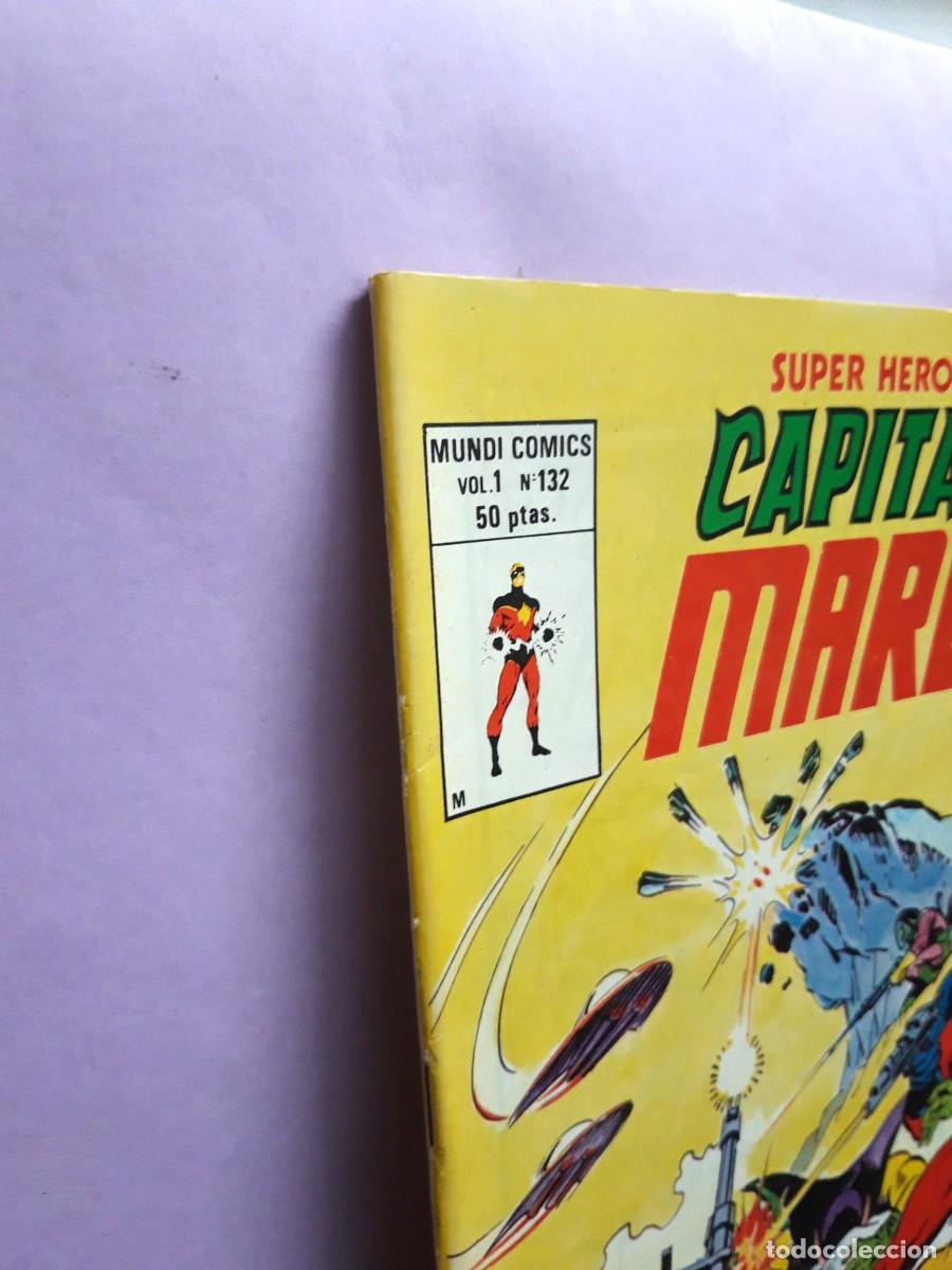 C&oacute;mics: SUPER H&Eacute;ROES. VOL 2. N&ordm; 132. CAPIT&Aacute;N MARVEL. V&Eacute;RTICE - Foto 2
