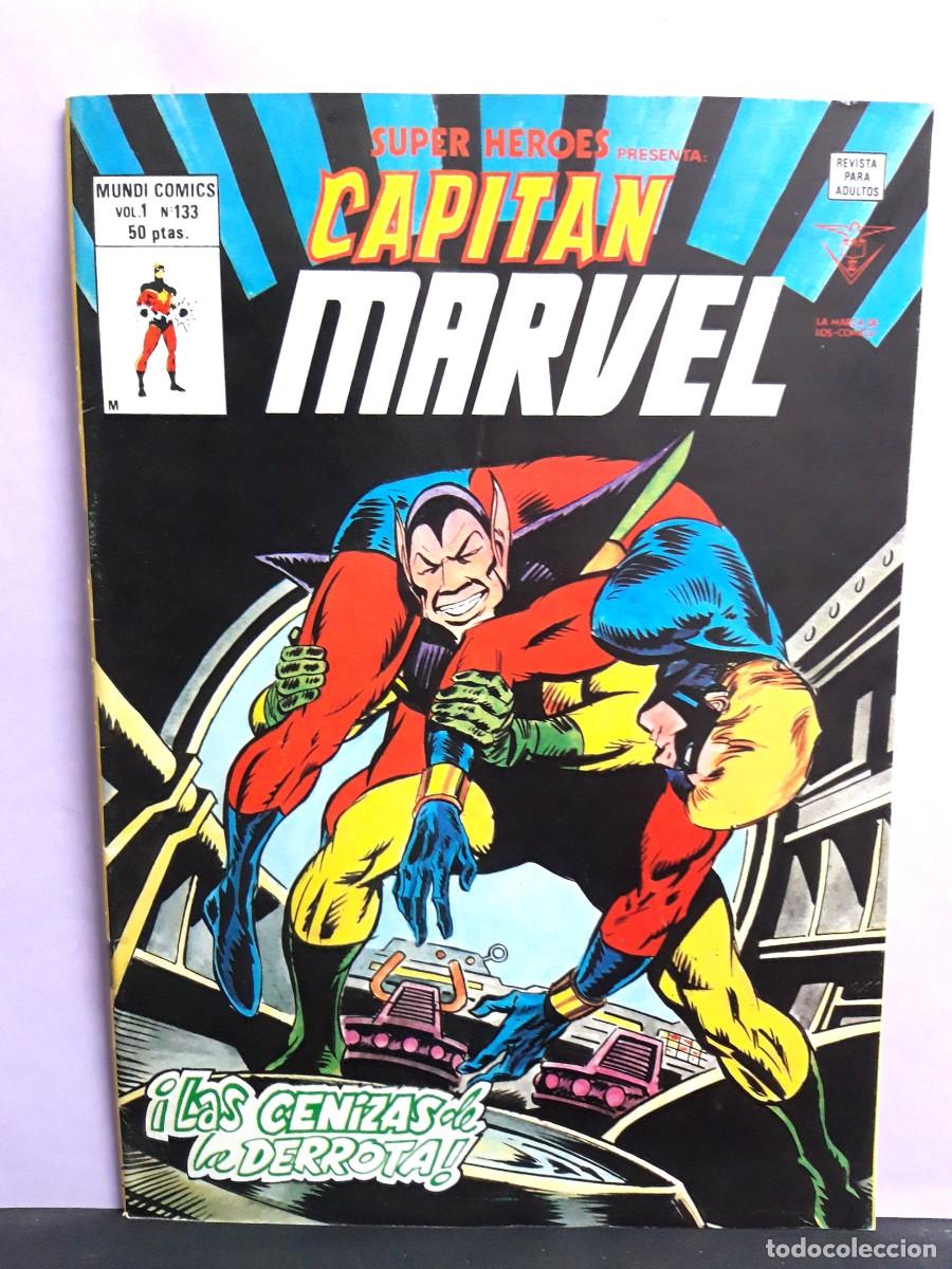 C&oacute;mics: SUPER H&Eacute;ROES. VOL 2. N&ordm; 133. CAPIT&Aacute;N MARVEL. V&Eacute;RTICE - Foto 1