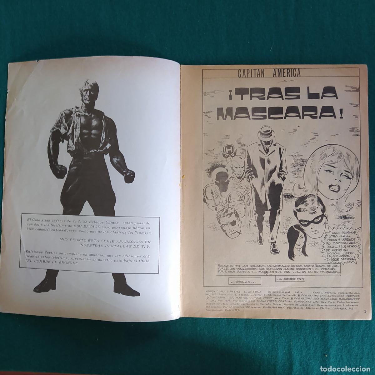 C&oacute;mics: CAPIT&Aacute;N AM&Eacute;RICA V.3 - EDICIONES V&Eacute;RTICE 4 COMIC - Foto 16