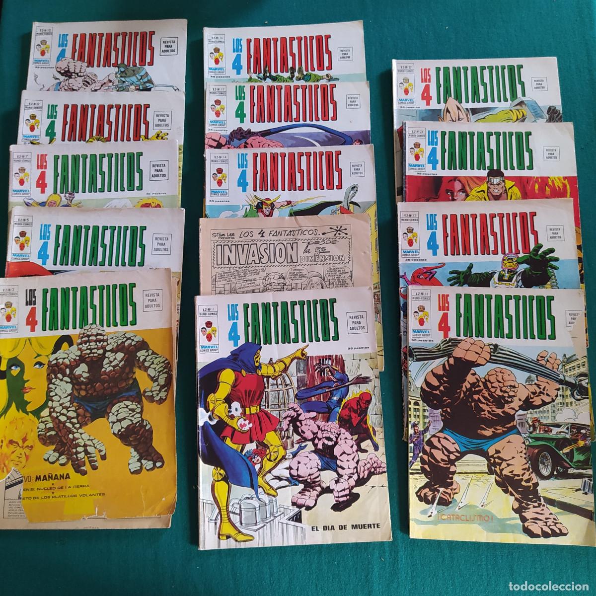 C&oacute;mics: LOS 4 FANTASTICOS VERTICE V 2 14 NUMEROS - Foto 1