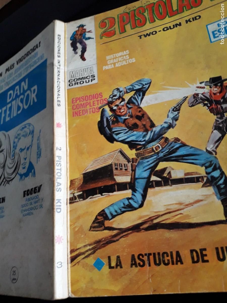 C&oacute;mics: COMIC 2 PISTOLAS KID N-3 VERTICE - Foto 2