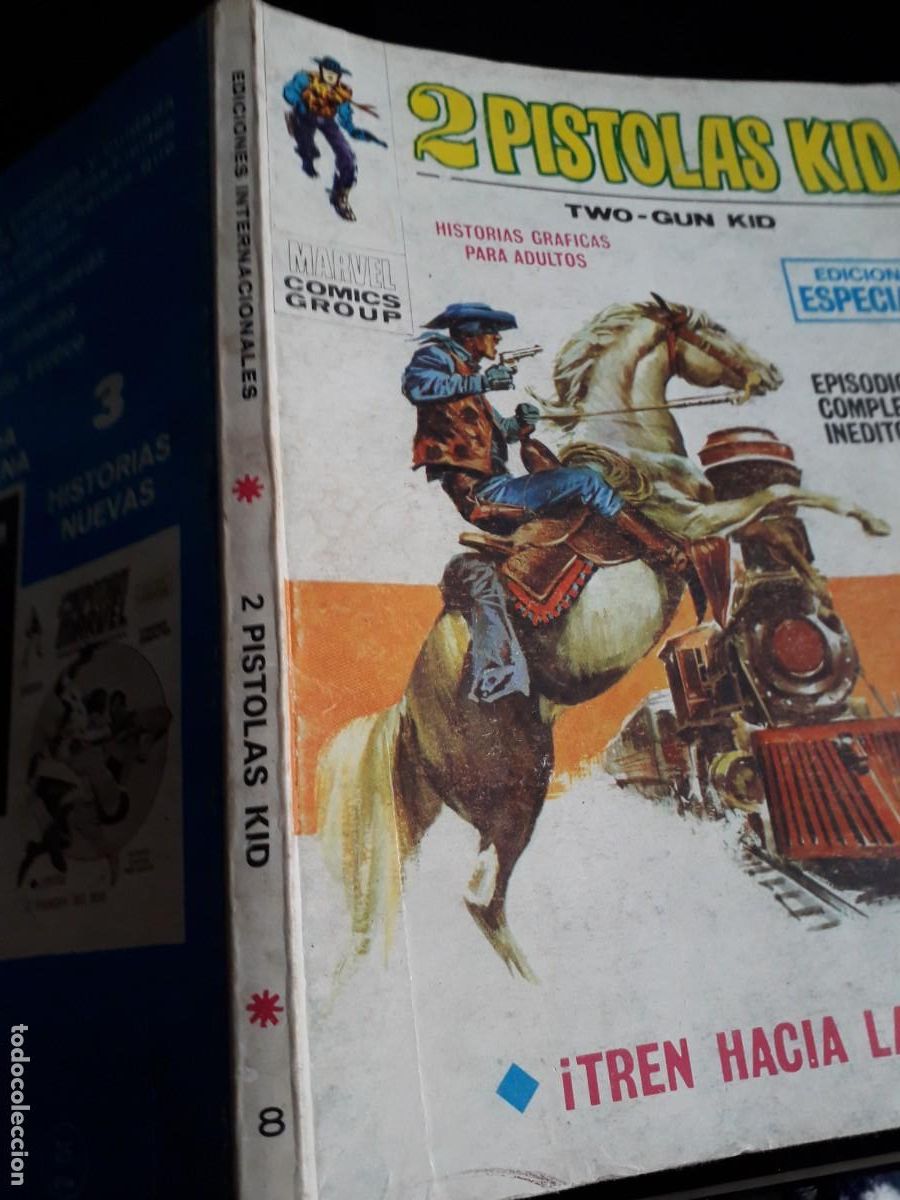 C&oacute;mics: COMIC 2 PISTOLAS KID N-8 VERTICE - Foto 2