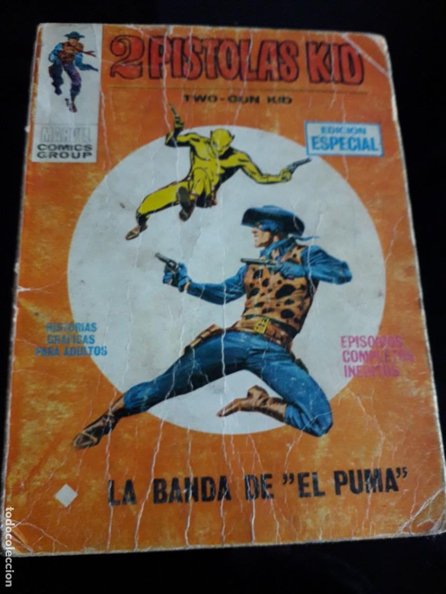C&oacute;mics: COMIC 2 PISTOLAS KID N-10 VERTICE - Foto 1