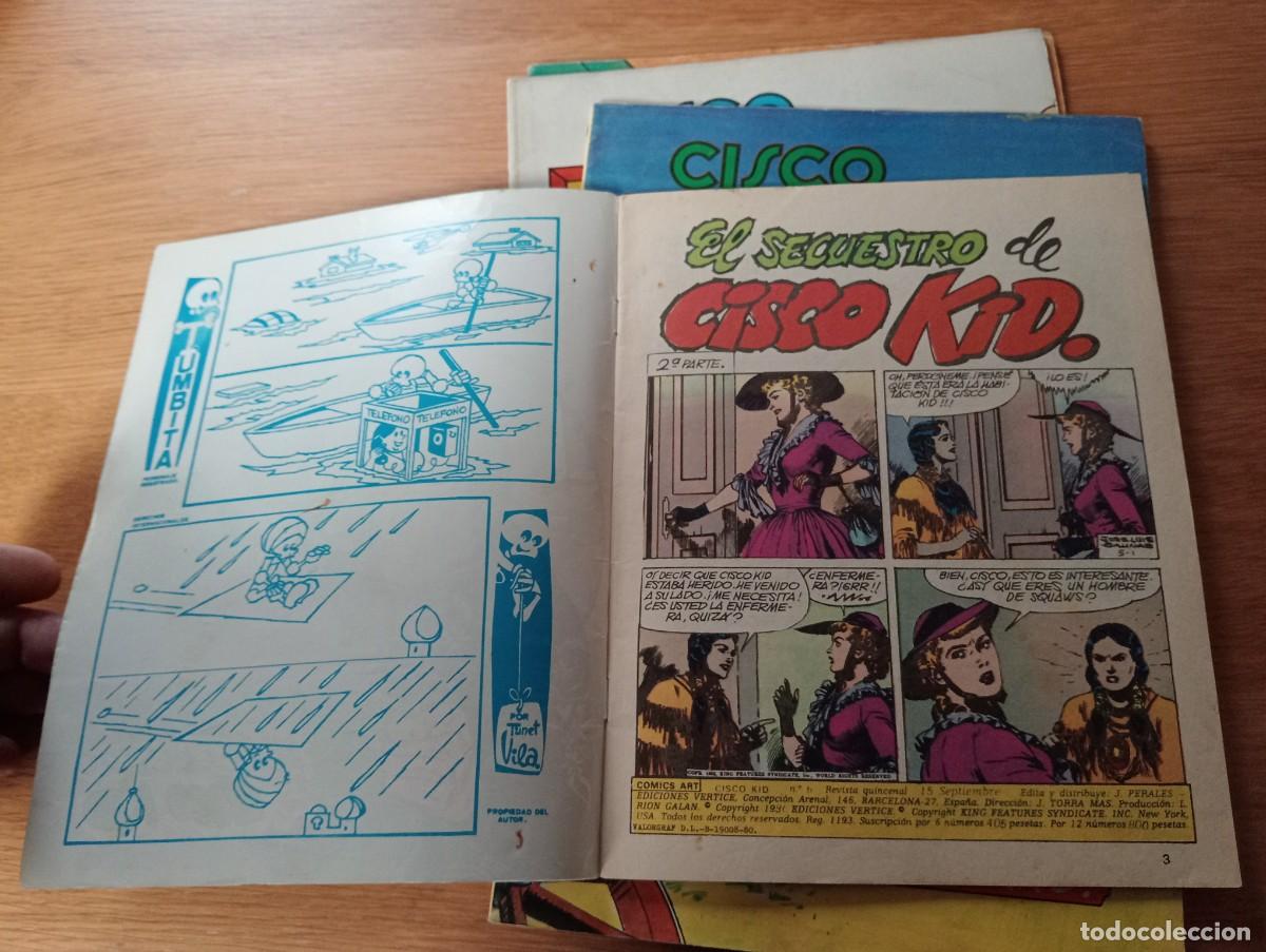 C&oacute;mics: LOTE CON 4 EJEMPLARES DE CISCO KID (DE 22). GRAPA. V&Eacute;RTICE. 1980. - Foto 8