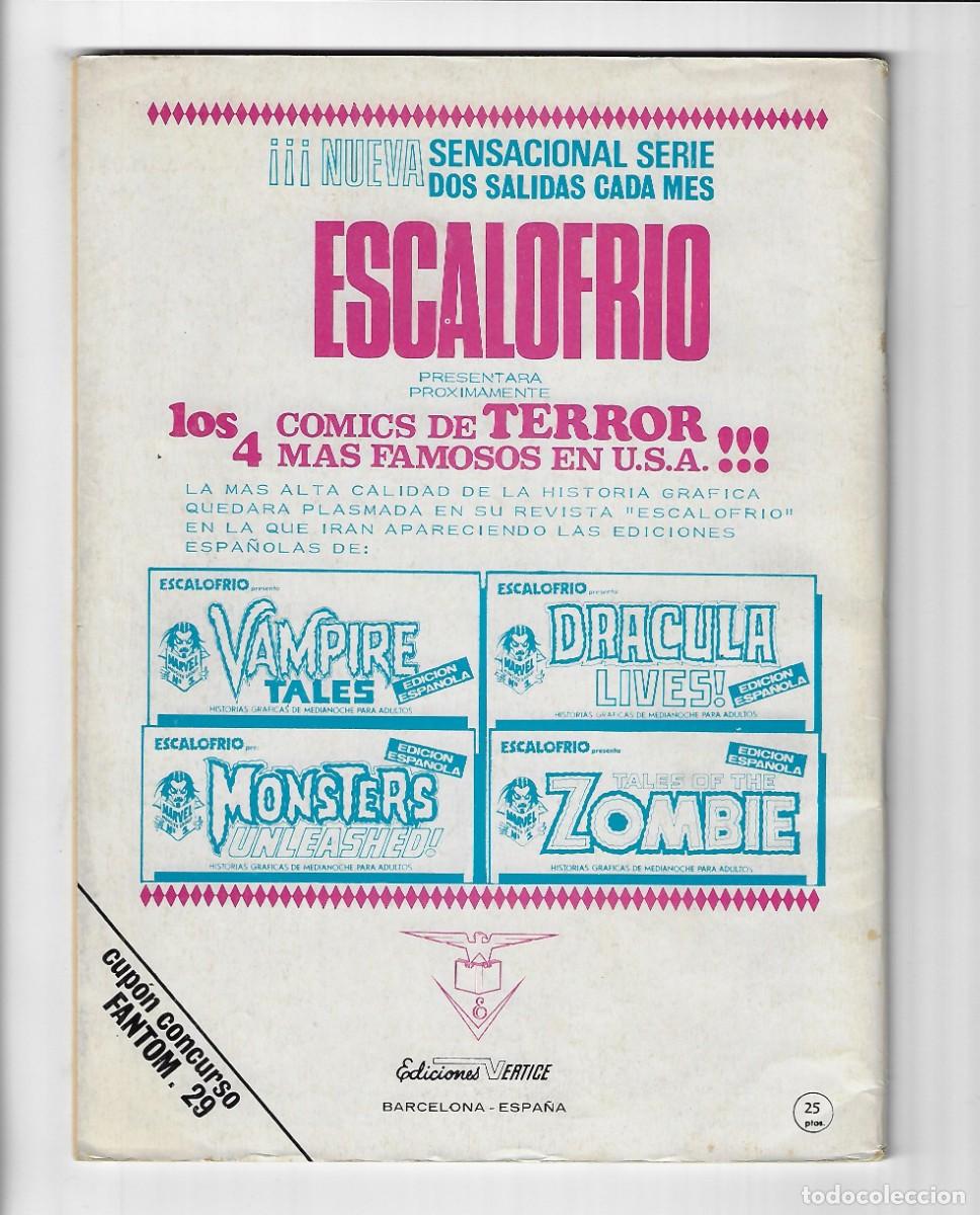 C&oacute;mics: V&eacute;rtice. Fantom. 29. - Foto 2