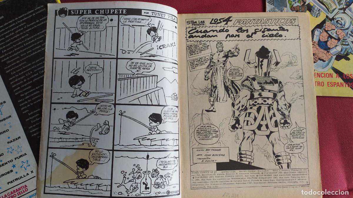 C&oacute;mics: Los 4 fant&aacute;sticos. 8 comics Ediciones vertice. A&ntilde;os setenta. - Foto 6