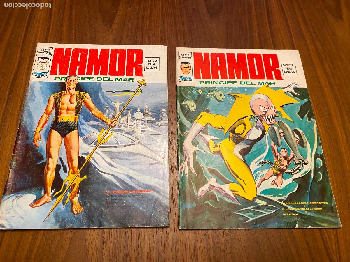 C&oacute;mics: NAMOR VOLUMEN 2 EDITORIAL V&Eacute;RTICE , LOS DOS N&Uacute;MEROS , COLECCI&Oacute;N COMPLETA - Foto 1